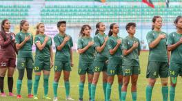 Pakistan women football team's departure delayed