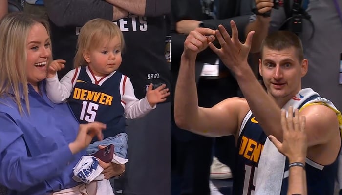 Nikola Jokic shares adorable moment with daughter after Nuggets down Suns -  Basketball - geosuper.tv