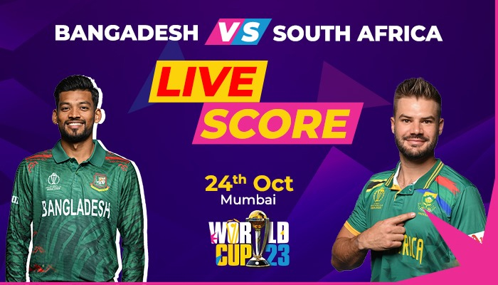 Live match blog - Bangladesh vs South Africa 23rd Match 2023/24