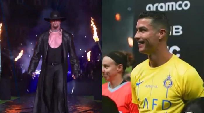 WATCH: Ronaldo stunned as The Undertaker appears in Al-Nassr vs Al-Hilal - Vimarsana News