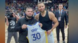 Steph Curry meets Khabib Nurmagomedov in Toronto