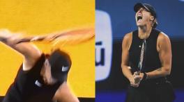 WATCH: Aryna Sabalenka smashes racket after second round defeat in Miami Open