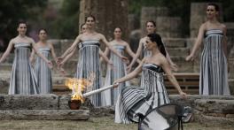 Paris 2024 Olympics torch lit in ancient Olympia