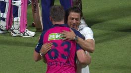 KKR vs RR: Shahrukh Khan hugs Jos Buttler after stunning run-chase