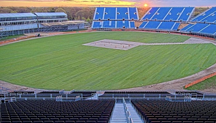 The Nassau County International Cricket Stadium is Under Construction