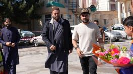 Rashid Khan returns to Afghanistan after four years