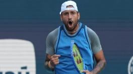 Kyrgios earns first win in more than two years