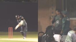 WATCH: Mohammad Rizwan breaks Naseem Shah's phone during practice game