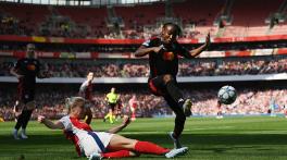 Lyon edge Arsenal in first leg of Women's Champions League semi-final