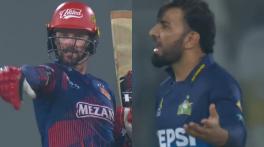 WATCH: Colin Munro accuses Iftikhar Ahmed of 'chucking' during heated PSL 10 clash