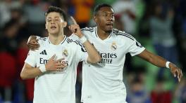 Real Madrid edge past Getafe to keep La Liga title hopes alive