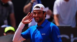 Matteo Berrettini makes triumphant return to Italian Open