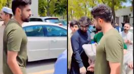 WATCH: Babar Azam engages in heated exchange with fans