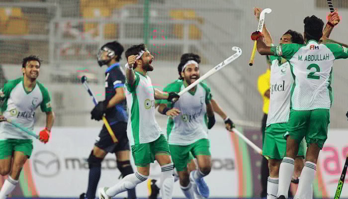 45365 8390729 updates - Pakistan: Pakistan beat Japan in FIH Nations Cup thriller - KUALA LUMPUR: Pakistan defeated Japan 3-2 in a thrilling contest in their second match of the FIH Nations Cup here at National Hockey Stadium in Kuala Lumpur on Monday.