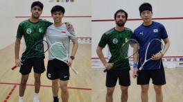 Noor Zaman, Nasir Iqbal advance to pre-quarters at Asian Squash Championships