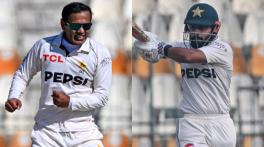 Saud Shakeel, Noman Ali climb in latest ICC Test rankings