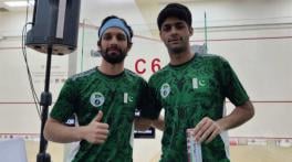 Pakistan storm into quarterfinals at Asian doubles squash championship