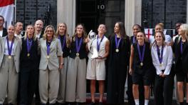 England team return home to hero’s welcome after Euro 2025 glory