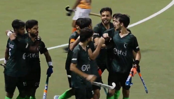 49659 297590 updates - Pakistan: Sultan of Johor Cup: Sufyan’s late strike helps Pakistan salvage draw against India - JOHOR BAHRU: Sufyan Khan struck in the 54th minute to help Pakistan hold arch-rivals India for a 3-3 stalemate in the blockbuster Sultan of Johor Cup match here at the Taman Daya Hockey Stadium on Tuesday.
