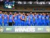 India clinch series victory against Australia as fifth T20I washed out