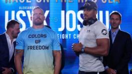 Usyk shares experience of having Joshua in his camp