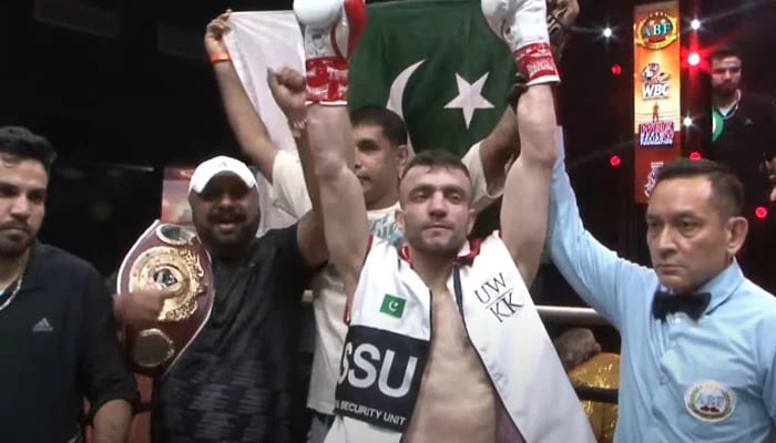 Usman Wazir training intensely for upcoming boxing match