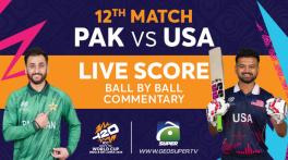 Pakistan vs United States of America Live Score, T20 World Cup 2026, PAK vs USA Match 12