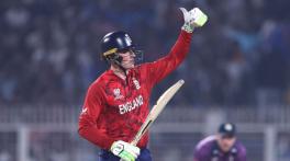 England beat Scotland by five wickets to keep Super Eight hopes alive