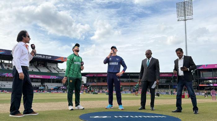 Pakistan won the toss and elected to bat first in the T20 World Cup match against Namibia Pakistan won the toss and elected to bat first in the T20 World Cup match against Namibia