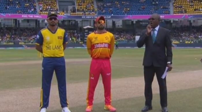 Sri Lanka won the toss and elected to bat first in the T20 World Cup match against Zimbabwe Sri Lanka won the toss and elected to bat first in the T20 World Cup match against Zimbabwe