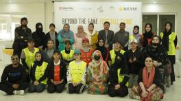 Girls’ football clinic empowers youth in Peshawar