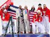 Winter Olympics: US win gold in mixed team aerials as China miss third title
