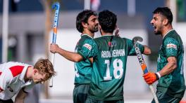 Pakistan crush Austria to stay unbeaten at FIH World Cup 2026 Qualifiers