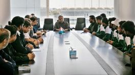 PCB Chairman Naqvi meets national hockey players after World Cup qualification
