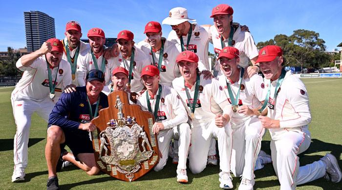 South Australia beat Victoria to win the Sheffield Shield