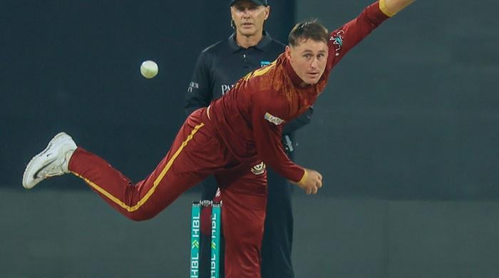Marnus Labuschagne reacts after the Kingsmen suffer their third straight defeat