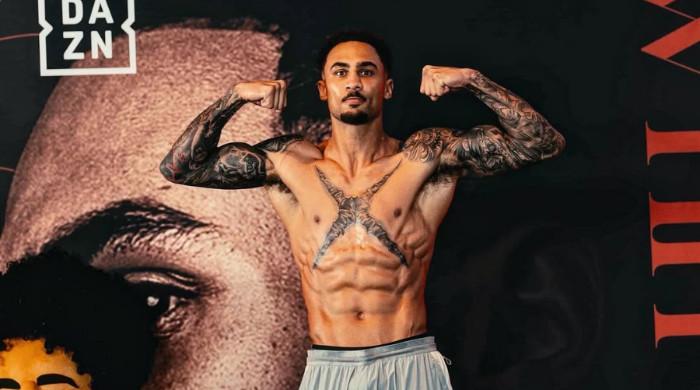 Ben Whittaker floors Braian Suarez in first-round Liverpool knockout