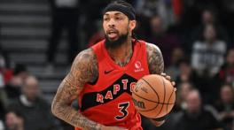 Toronto Raptors forward Brandon Ingram exits with heel injury