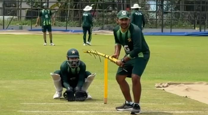 WATCH: Rizwan begins wicket-keeping practice ahead of second Bangladesh Test