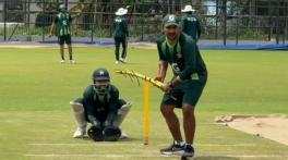 WATCH: Rizwan begins wicketkeeping practice ahead of second Bangladesh Test