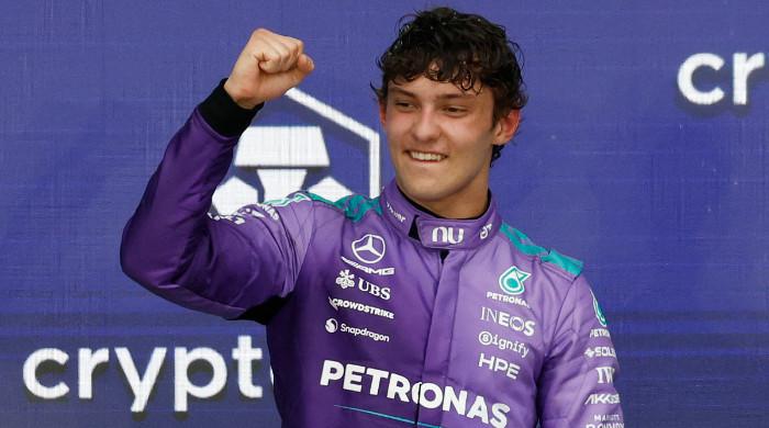 Kimi Antonelli leads George Russell in incident-hit Canadian GP practice
