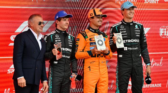 Mercedes’ George Russell wins Canadian GP sprint as Kimi Antonelli fumes