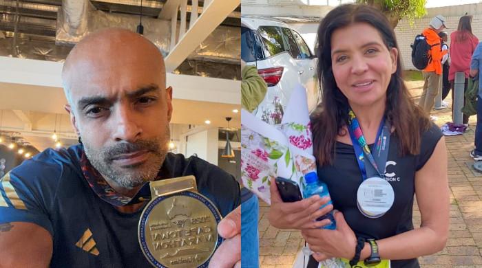 Faisal Shafi, Huma Rehman secure provisional eighth marathon star in Cape Town