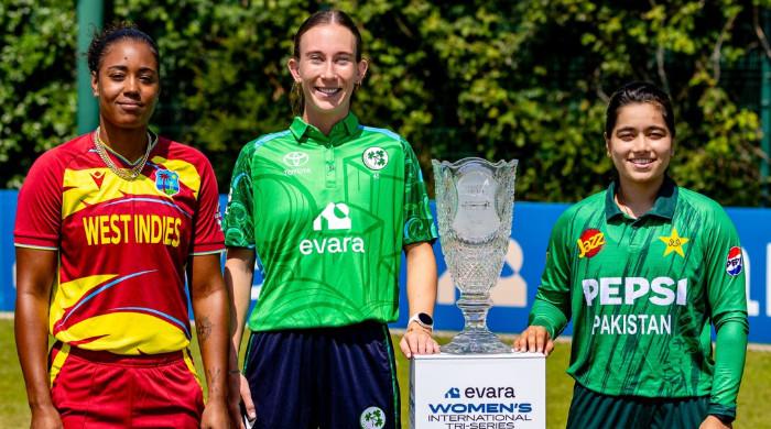 The trophy for the Women’s T20 tri-series between Pakistan, Ireland and West Indies has been released. The trophy for the Women’s T20 tri-series between Pakistan, Ireland and West Indies has been released.