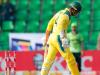 Ball gets stuck in stumps as Shaheen cleans up Carey