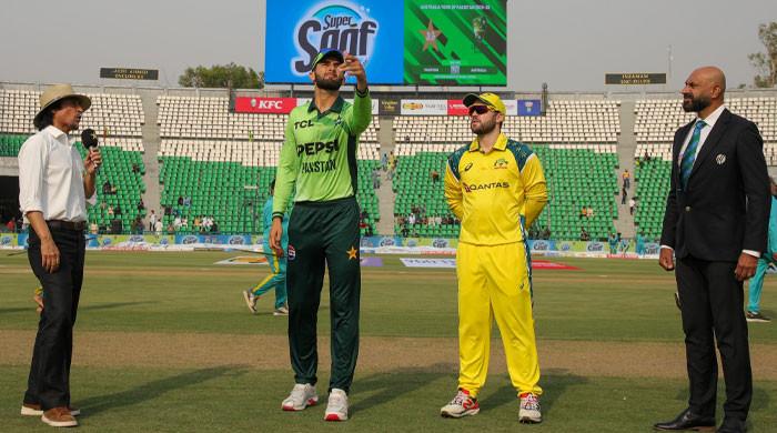 Australia won the toss and elected to bat first in the third ODI against Pakistan