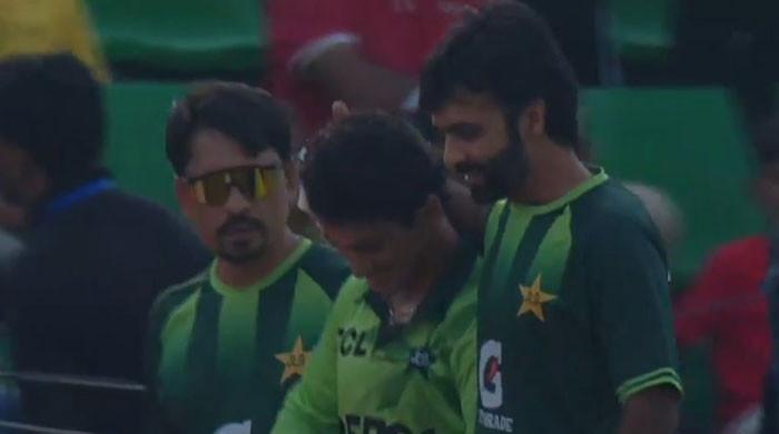 Mas Sadaq suffered an injury during the third ODI between Pakistan and Australia