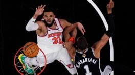 New York Knicks stage stunning comeback to win opener of NBA finals