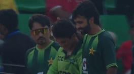 Maaz Sadaqat suffers injury scare during third Pakistan-Australia ODI