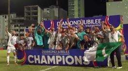 Pakistan beat Afghanistan to win Diamond Jubilee International Football Tournament